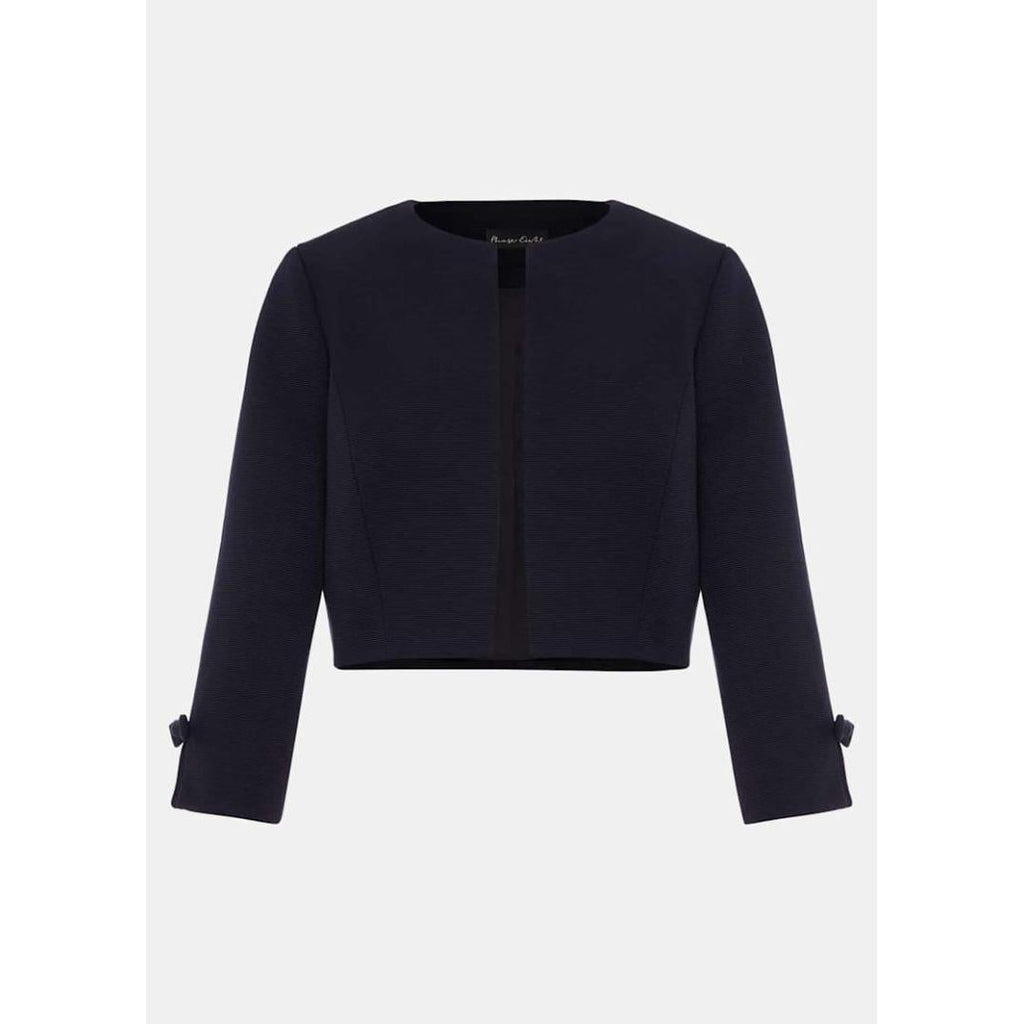 Phase Eight Zoelle Bow Jacket - Navy - Beales department store