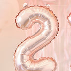 21st Rose Gold Foil Balloons- 5 Inner Pack