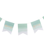 Pick & Mix Hooray Mint Ombre Flag Bunting - 3m