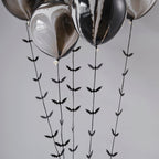 Black Bat Halloween Balloon Tails