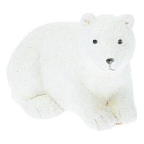 Polar Bear 10cm Lying Facing Right - Beales department store