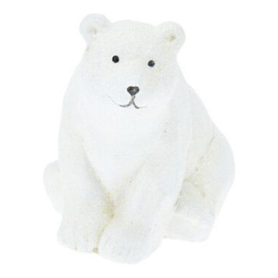 Polar Bear 10cm Sitting Facing Left - Beales department store