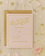 Pastel Perfection Wedding RSVP Cards