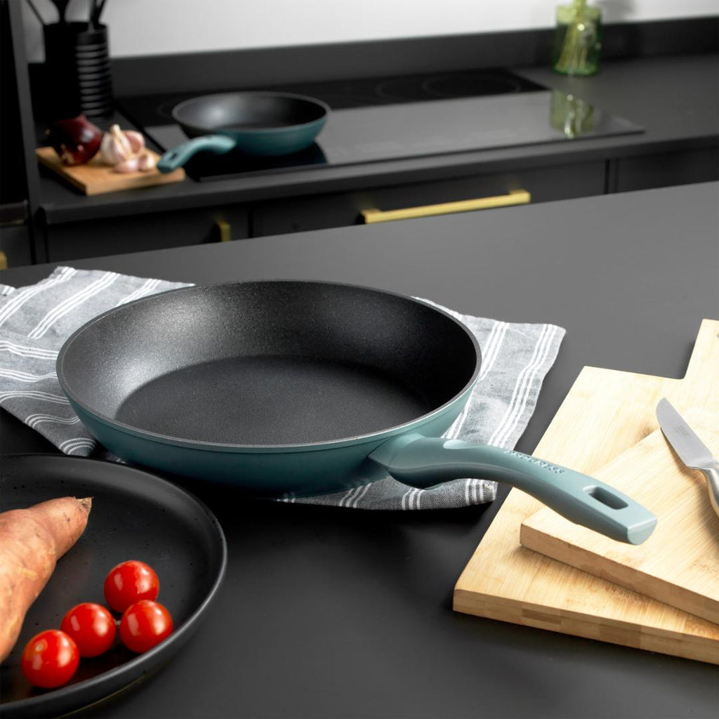 Progress 28cm Shimmer Frying Pan Green - Beales department store