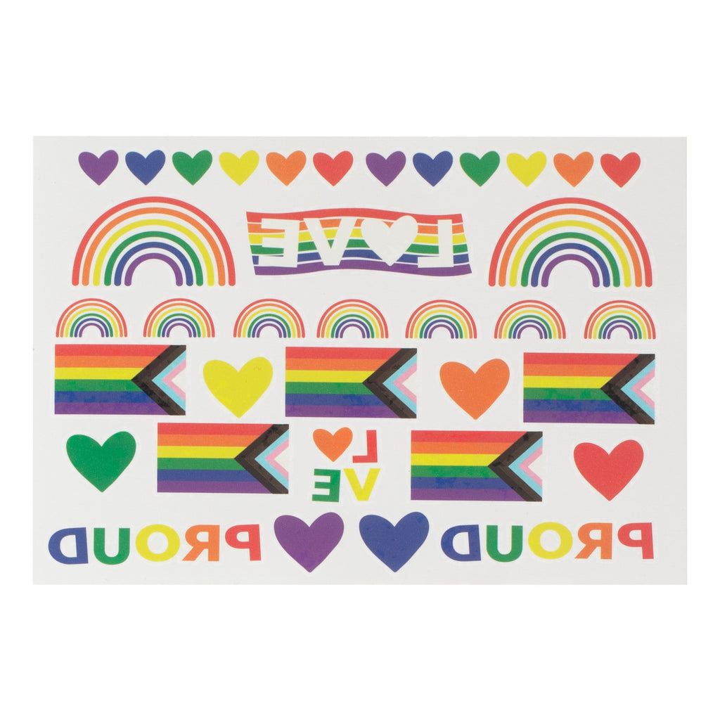 Rainbow Temporary Tattoos- 5 Inner Pack