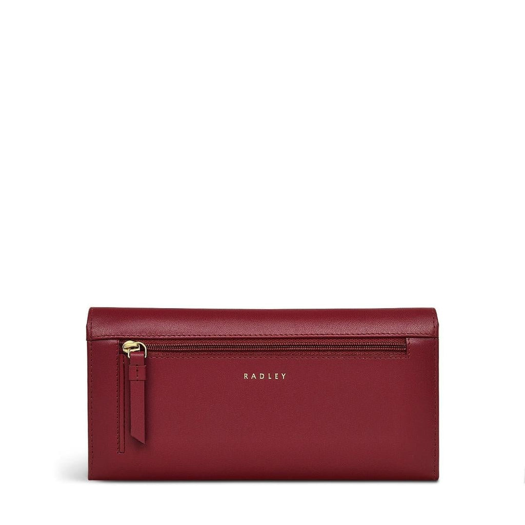 Radley 12 Days Of Christmas Large Flapover Matinee Purse - Cranberry - Beales department store