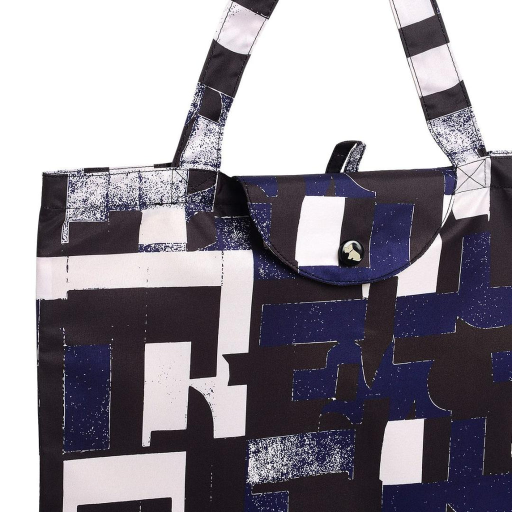 Radley Abstract Geo Responsible Foldaway Bag - Black - Beales department store