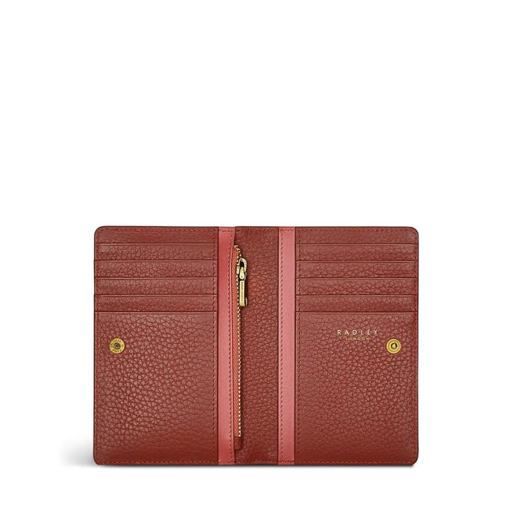 Radley Avery Row Medium Bifold Purse - Rust - Beales department store