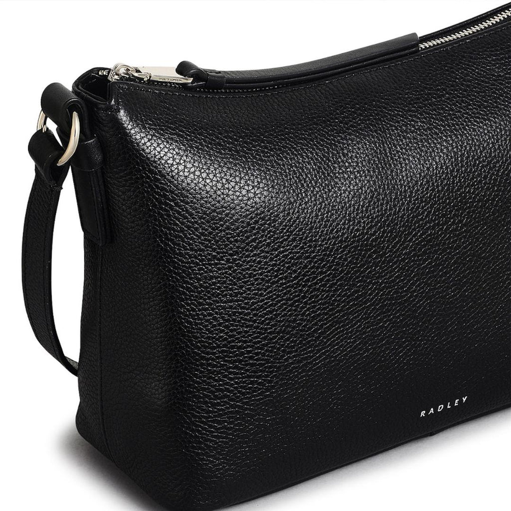 Radley Bella Radley Small Ziptop Crossbody Bag - Black - Beales department store