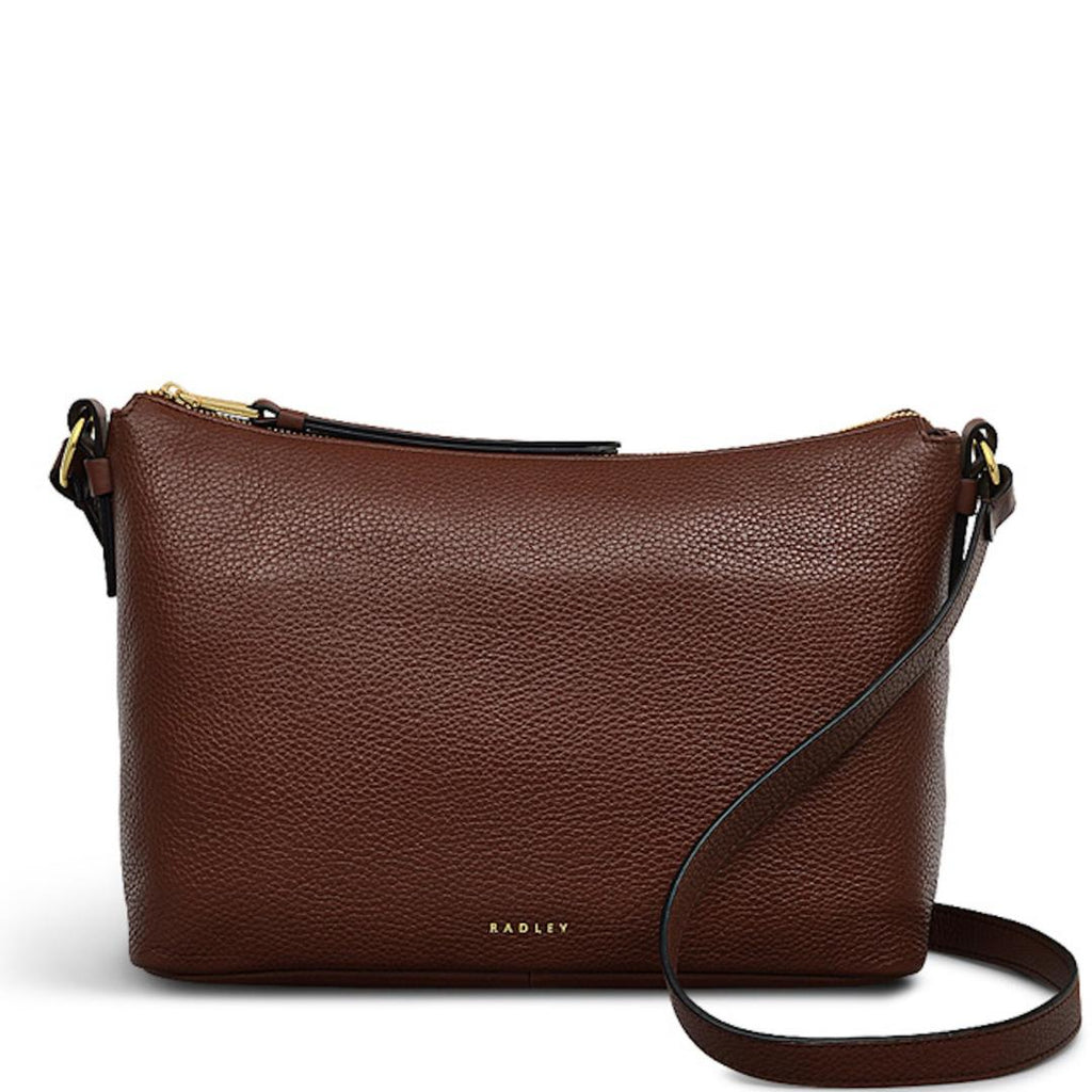 Radley Bella Radley Small Ziptop Crossbody Bag - Walnut - Beales department store