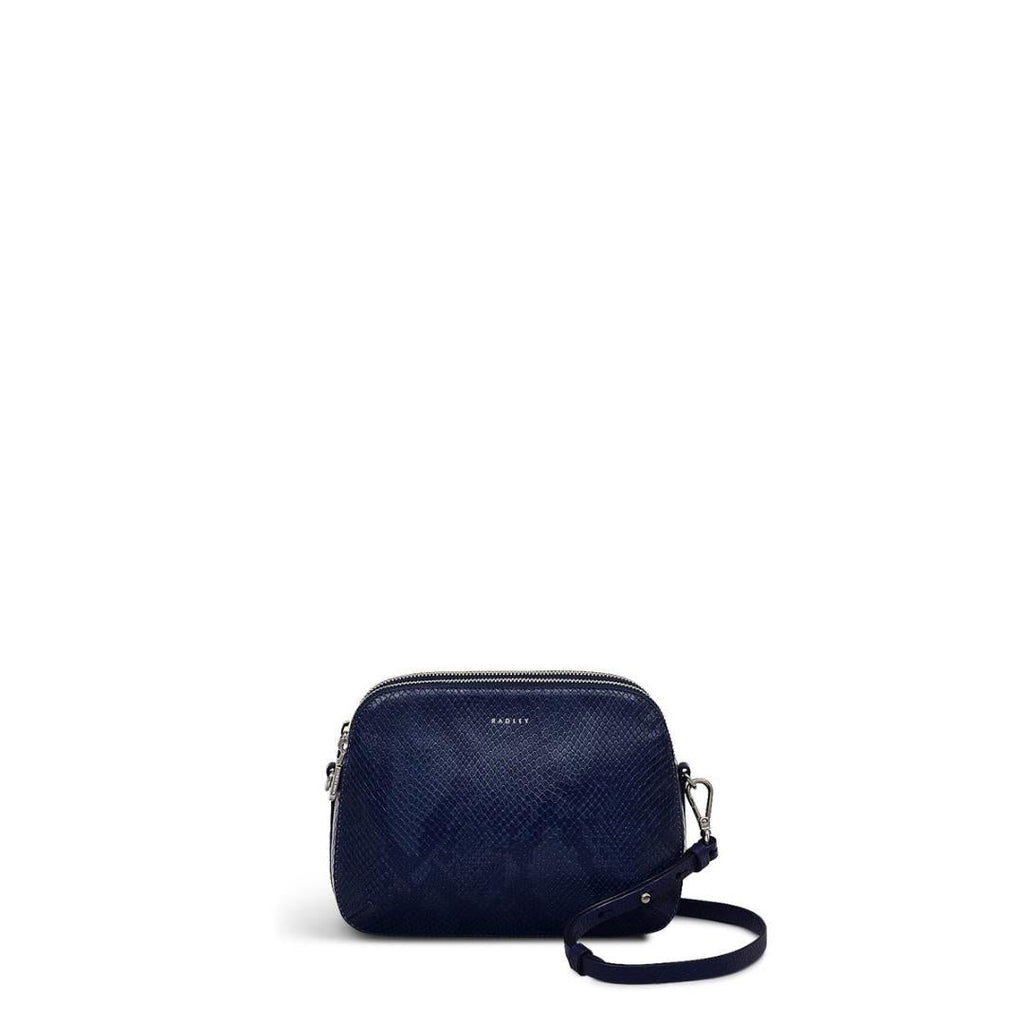 Radley Dukes Place Icon Faux Snake Medium Ziptop Crossbody Bag - Evenfall - Beales department store