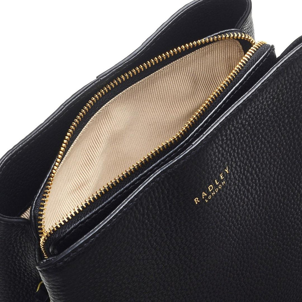 Radley Dukes Place Medium Compartment Crossbody Bag - Black - Beales department store