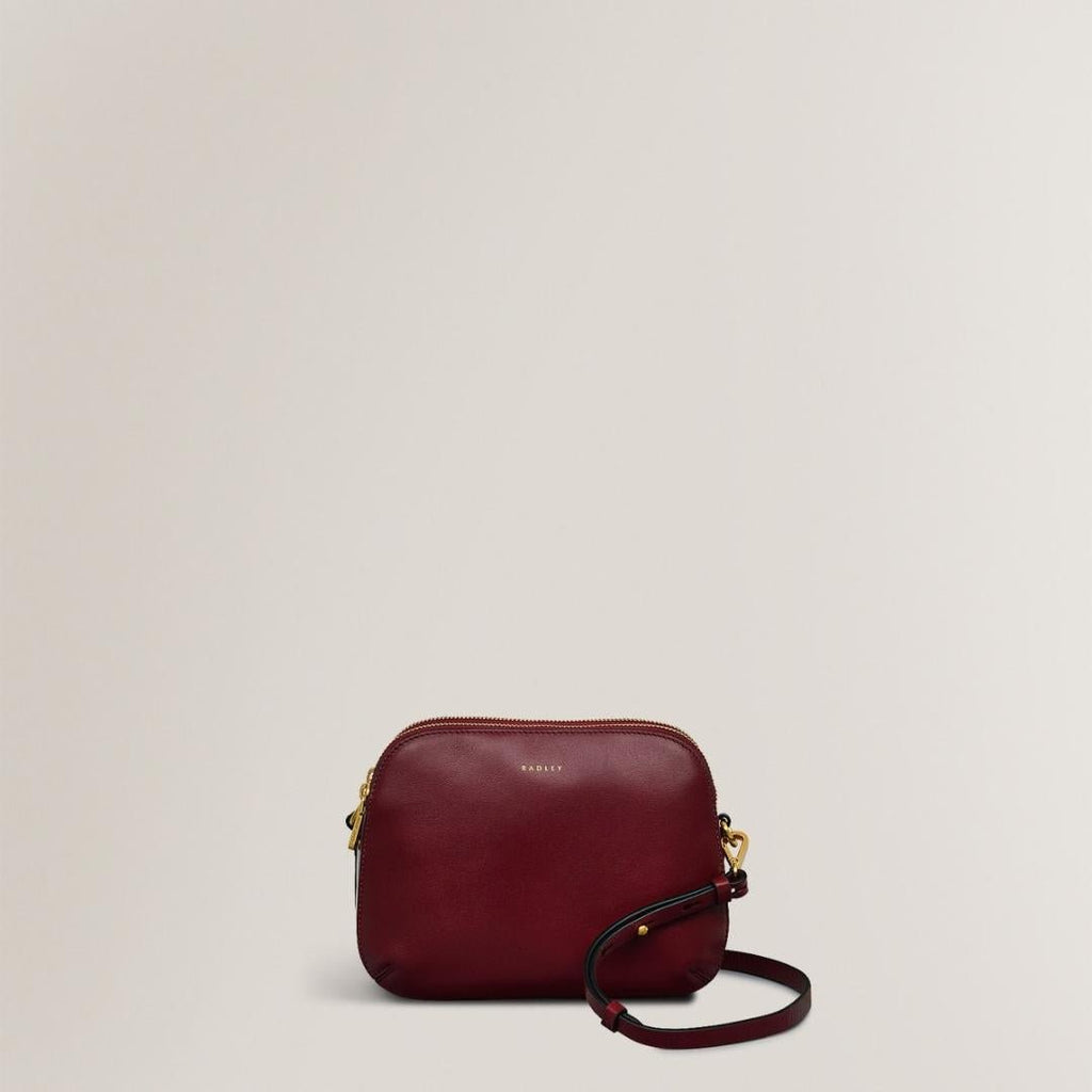 Radley Dukes Place Medium Ziptop Crossbody Bag - Cranberry - Beales department store