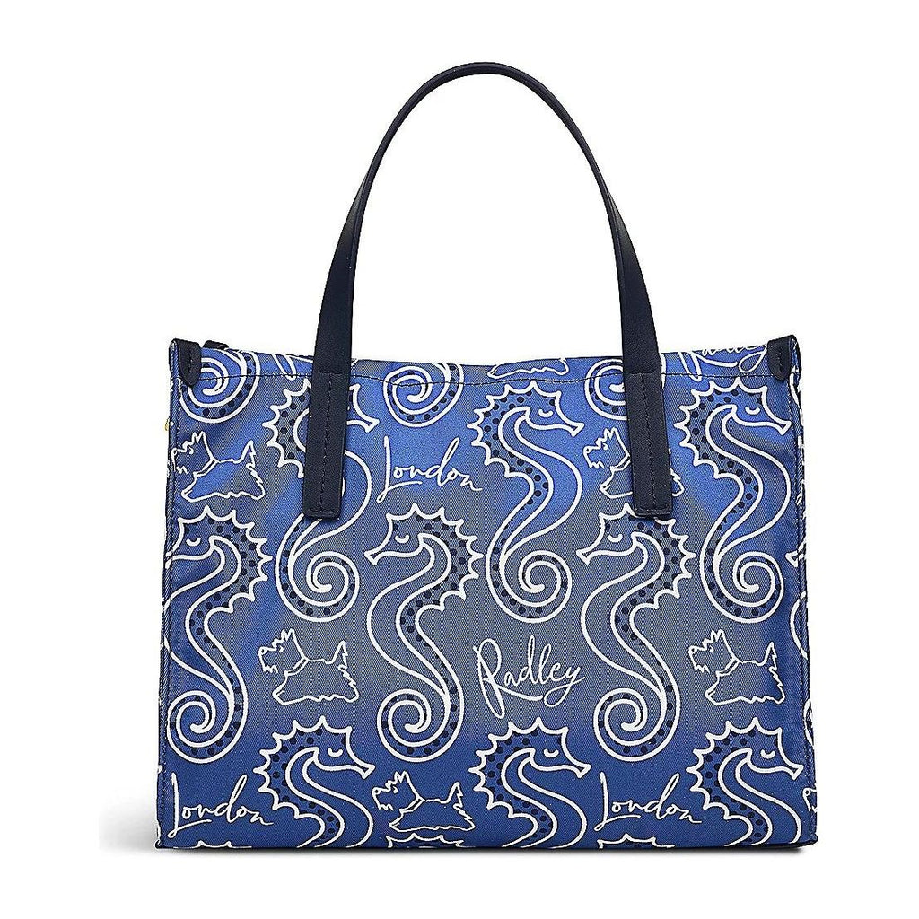 Radley Finsbury Park Seahorse Medium Ziptop Grab Bag - Boathouse - Beales department store