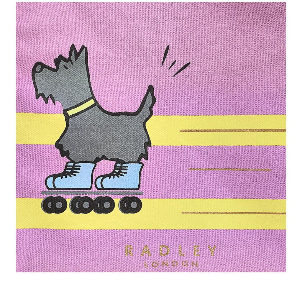 Radley Get Your Skates On Small Open Top Grab Bag - Sugar Pink - Beales department store