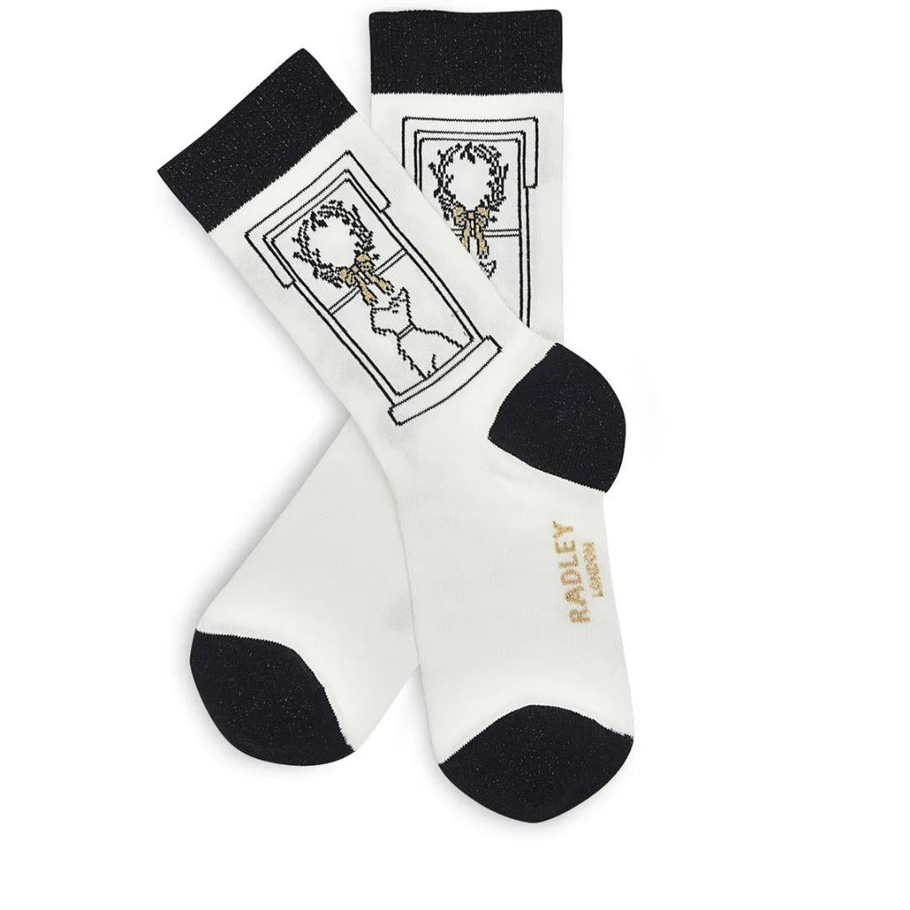 Radley Home Is Where The Dog Is Sock Set Black - Beales department store