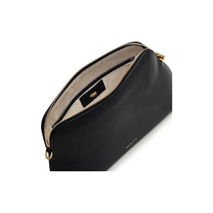 Radley Liverpool Street Icon Medium Ziptop Crossbody Bag - Black - Beales department store