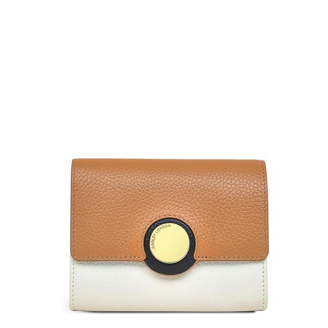 Radley Lune Street Colourblock Medium Flapover Purse - Chalk - Beales department store