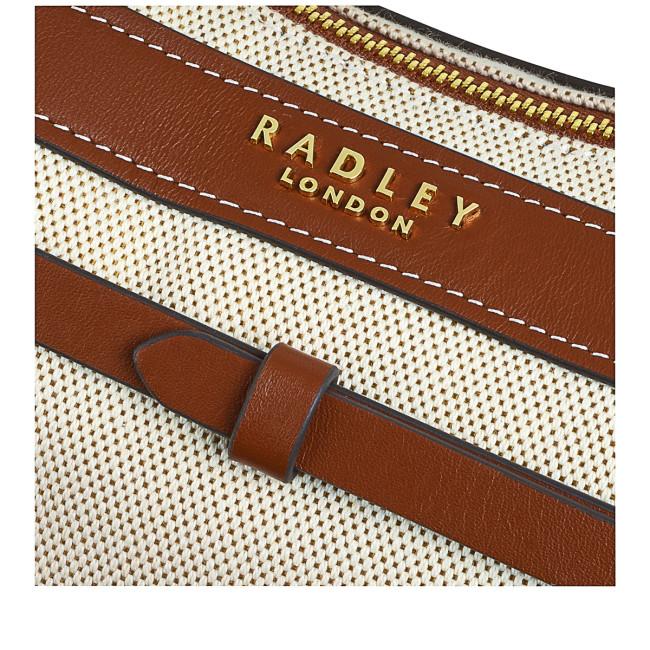 Radley Peregrine Road Canvas Medium Ziptop Crossbody Bag - Brown - Beales department store