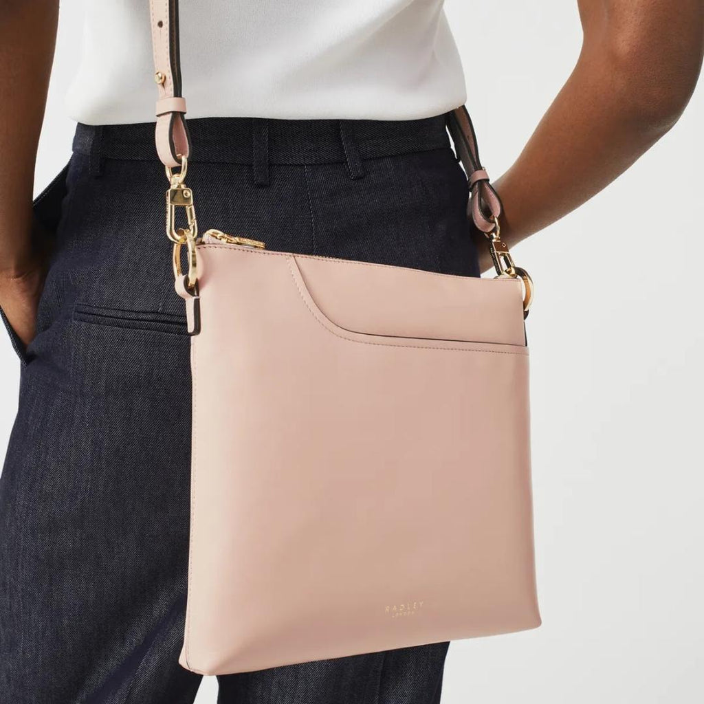 Radley Pockets 2.0 Medium Ziptop Crossbody Bag - Prairie Pink - Beales department store