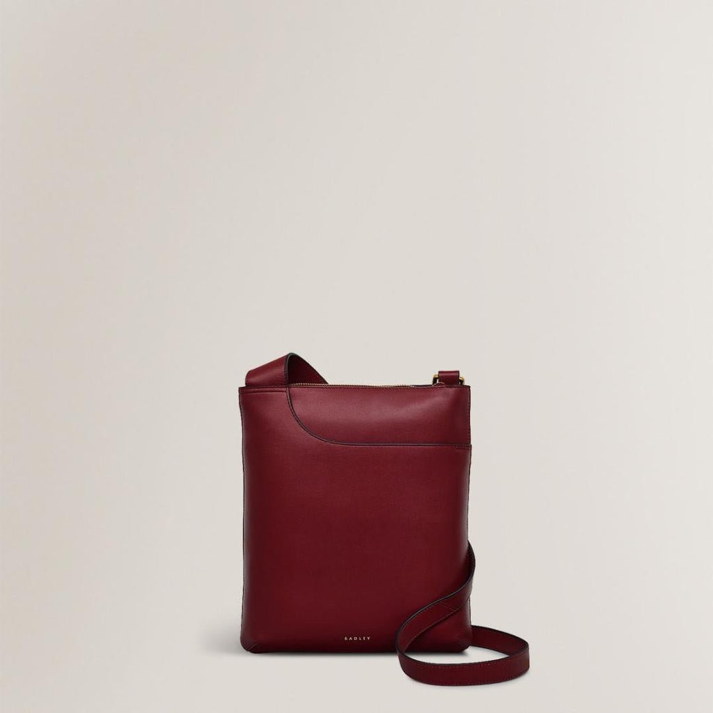 Radley Pockets Icon Medium Ziptop Crossbody Bag - Cranberry - Beales department store