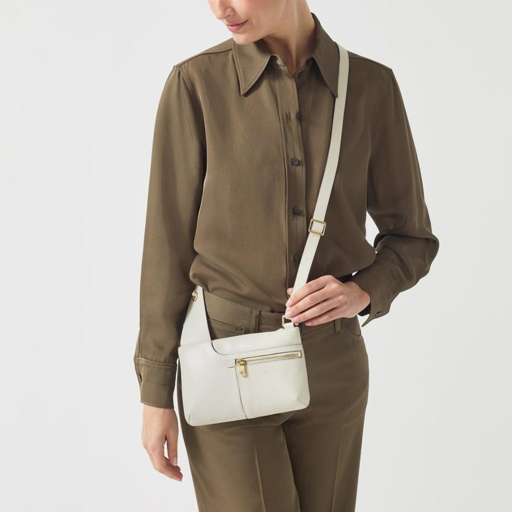 Radley Pockets Icon Mini Ziptop Crossbody Bag - Chalk - Beales department store