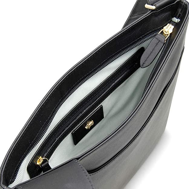 Radley Pockets Large Zip Around Crossbody Bag - Black - Beales department store