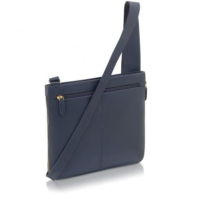 Radley Pockets Large Zip Around Crossbody Bag - Midnight Blue - Beales department store