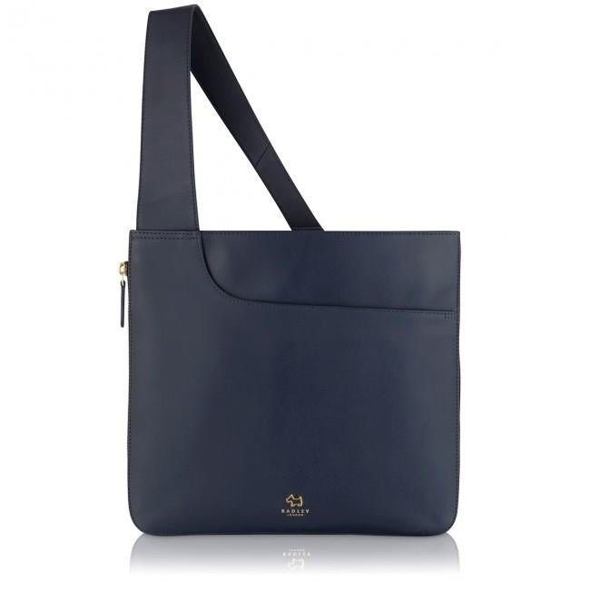 Radley Pockets Large Zip Around Crossbody Bag - Midnight Blue - Beales department store