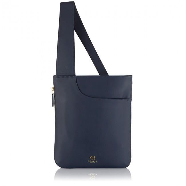 Radley Pockets Medium Zip Around Crossbody Bag - Midnight Blue - Beales department store