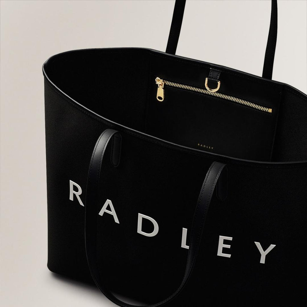 Radley Southwell Gardens Large Open Top Tote Bag - Black - Beales department store