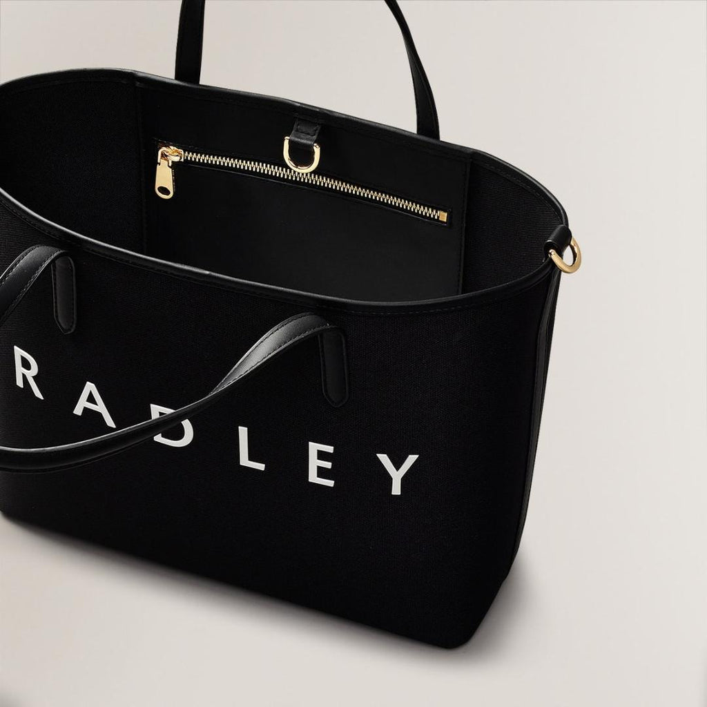 Radley Southwell Gardens Medium Open Top Grab Bag - Black - Beales department store