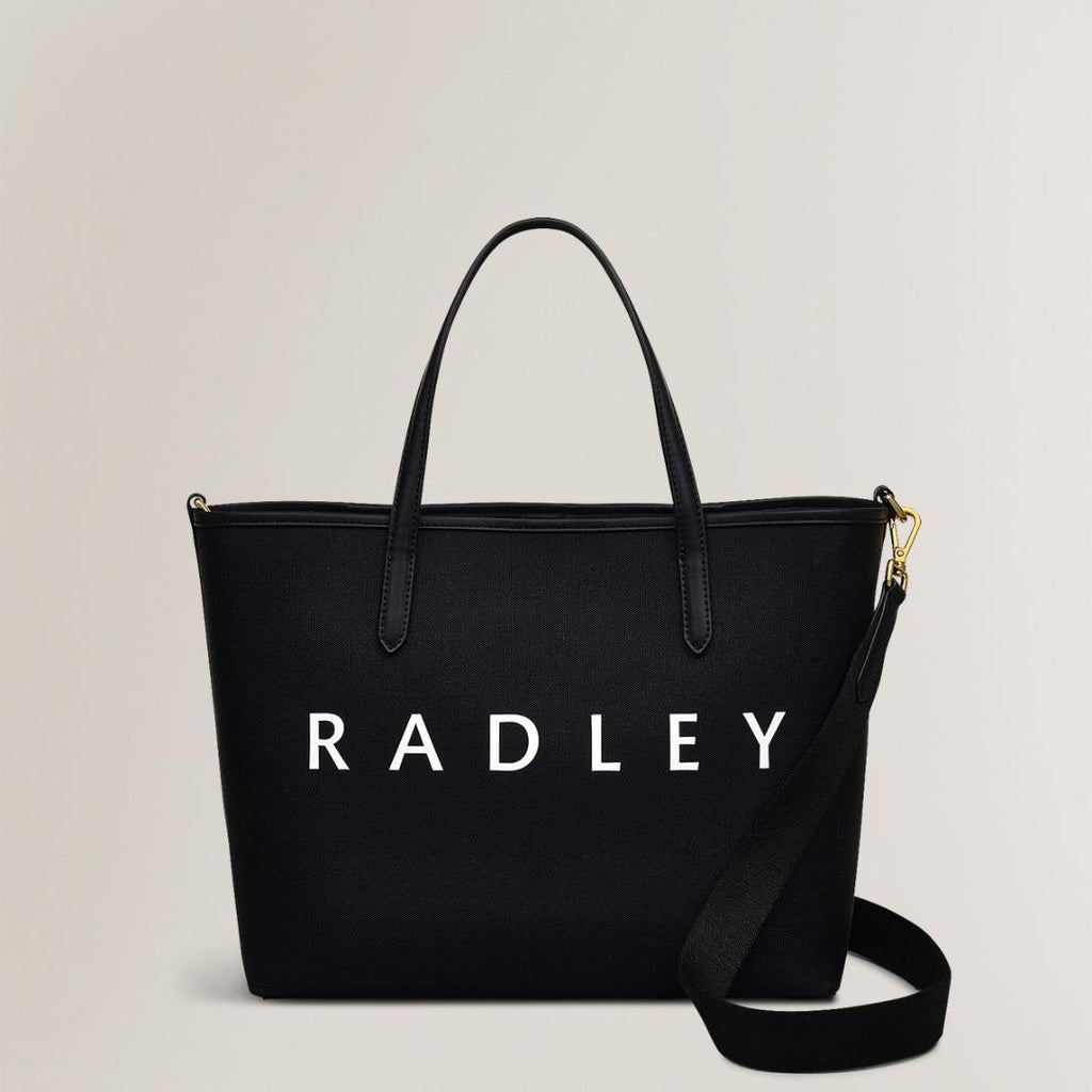 Radley Southwell Gardens Medium Open Top Grab Bag - Black - Beales department store