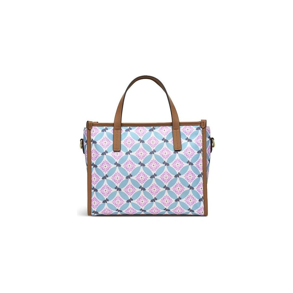 Radley Willow Walk Spring Geo Medium Ziptop Grab Bag - Chalk - Beales department store