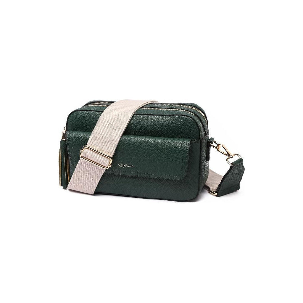 Raffaella Crossbody Pocket Camera Bag - Green - Beales department store