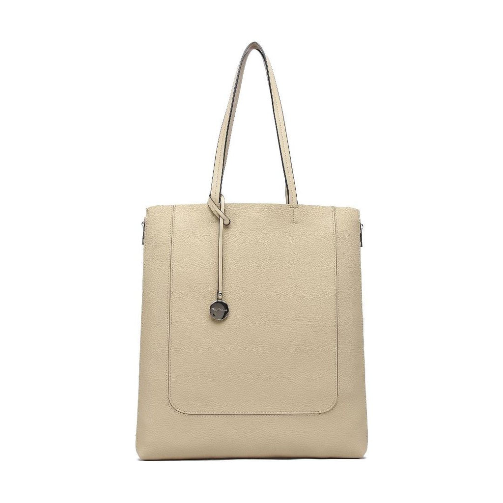 Raffaella Large Shopper Bag - Beige - Beales department store