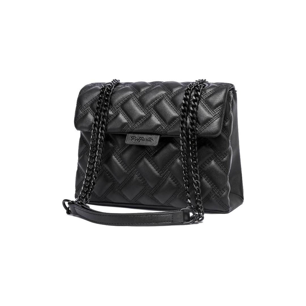 Raffaella Quilted Chain Bag - Black - Beales department store