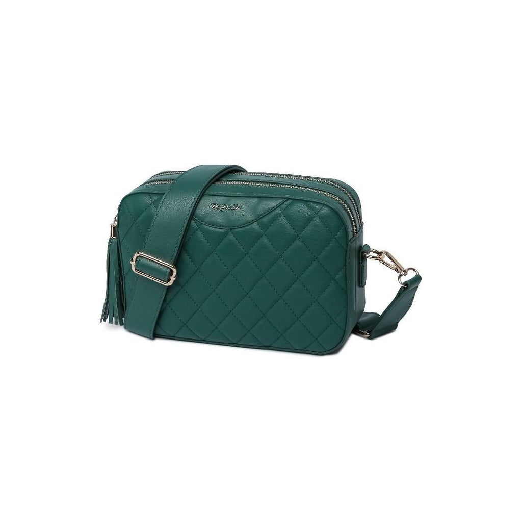 Raffaella Quilted Cross Body Camera Bag - Green - Beales department store