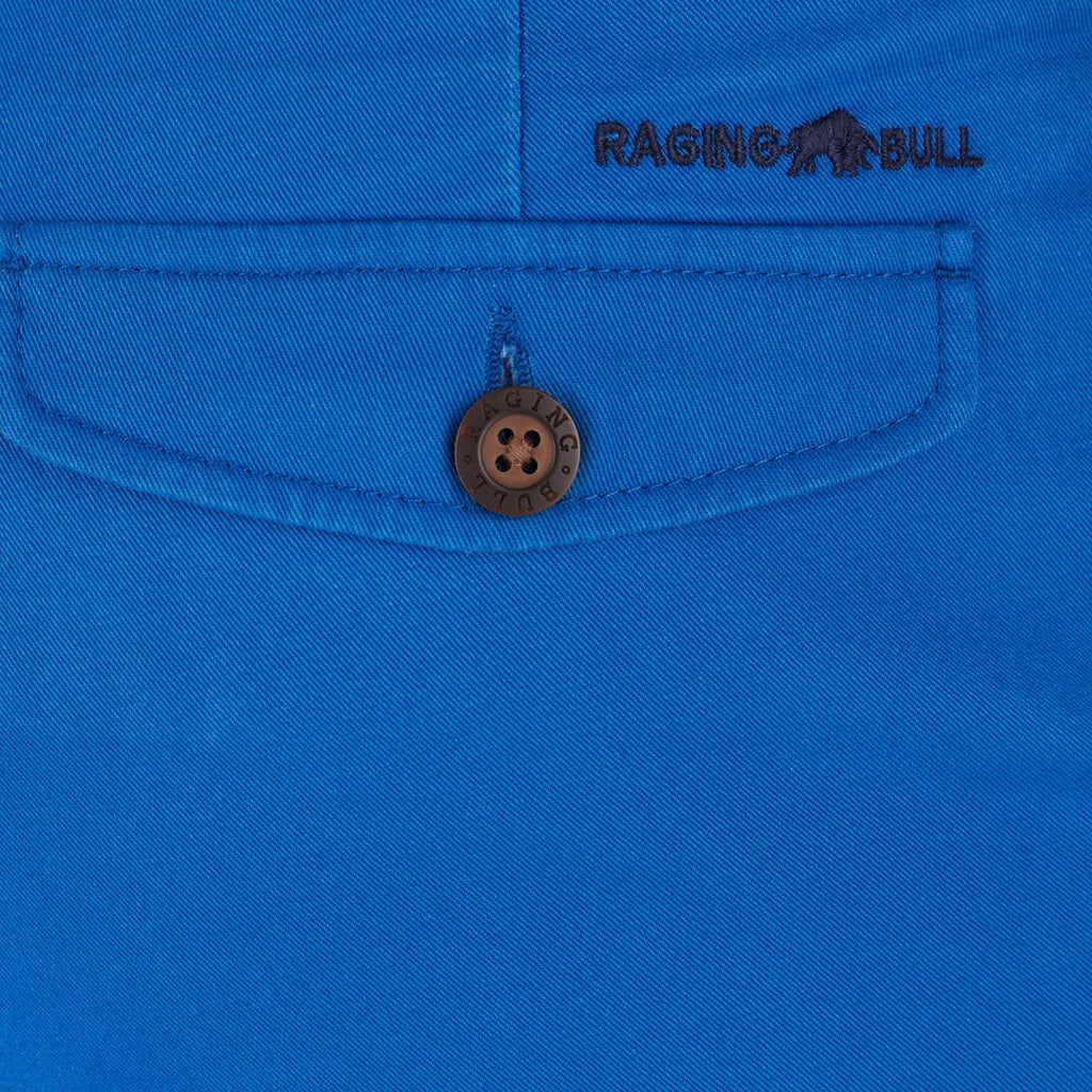 Raging Bull Chino Short - Cobalt Blue - Beales department store