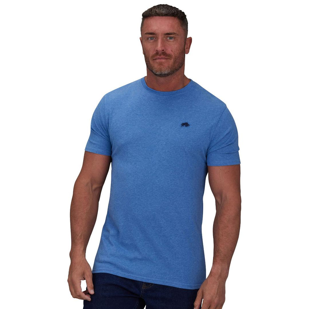 Raging Bull Classic Organic T - Shirt - Denim Blue - Beales department store