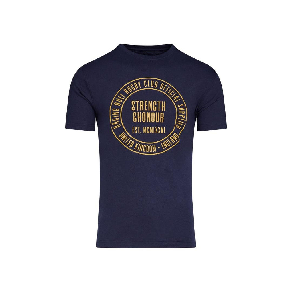 Raging Bull RB Rugby Club T - Shirt - Navy - Beales department store
