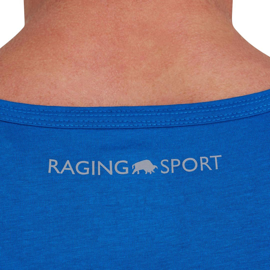 Raging Bull RB Sport Jersey Vest - Cobalt Blue - Beales department store
