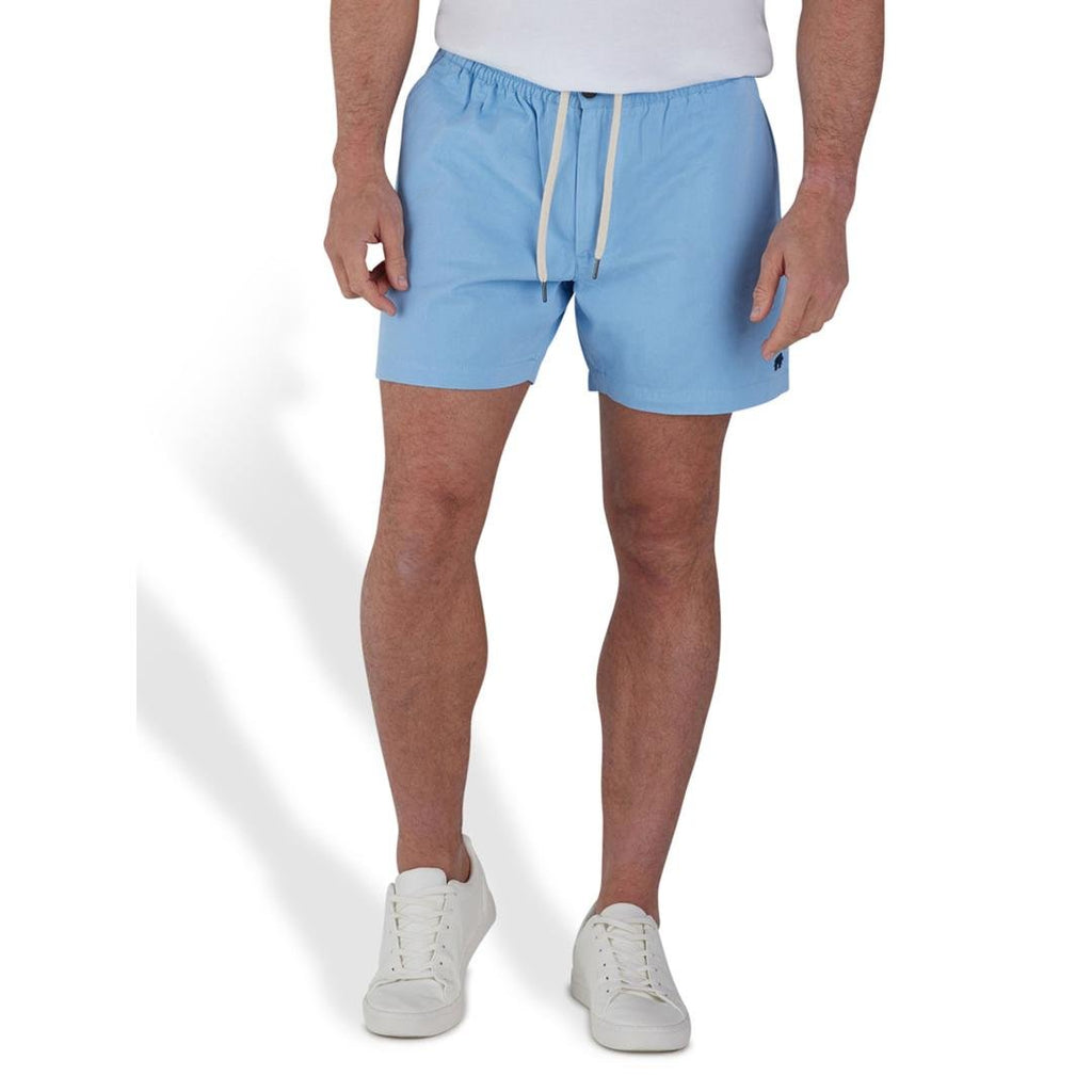 Raging Bull Stretch Chino Short - Sky Blue - Beales department store