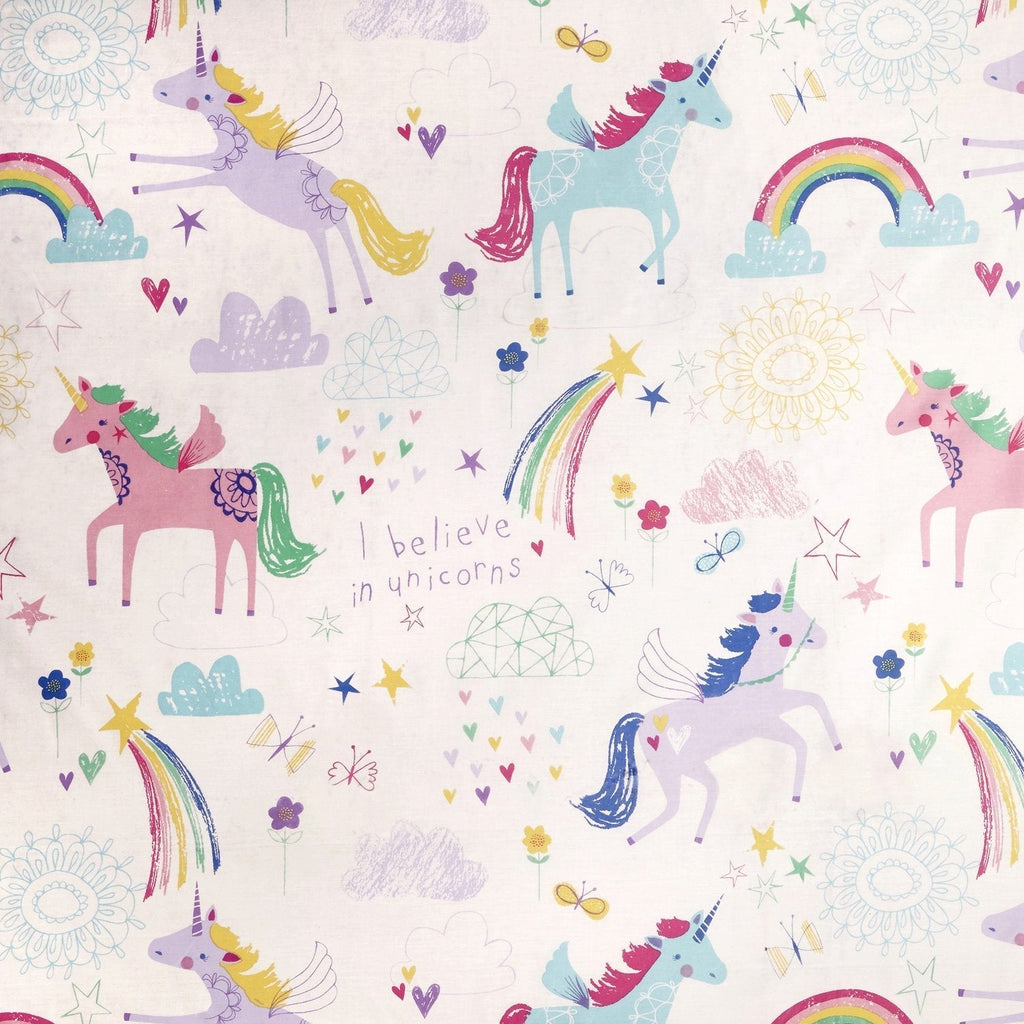 Rainbow Unicorn Reversible Kids Duvet Set