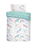 Rainbow Unicorn Reversible Kids Duvet Set