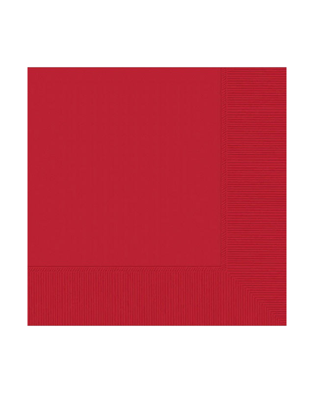 Red Napkins 25cm (20pk)