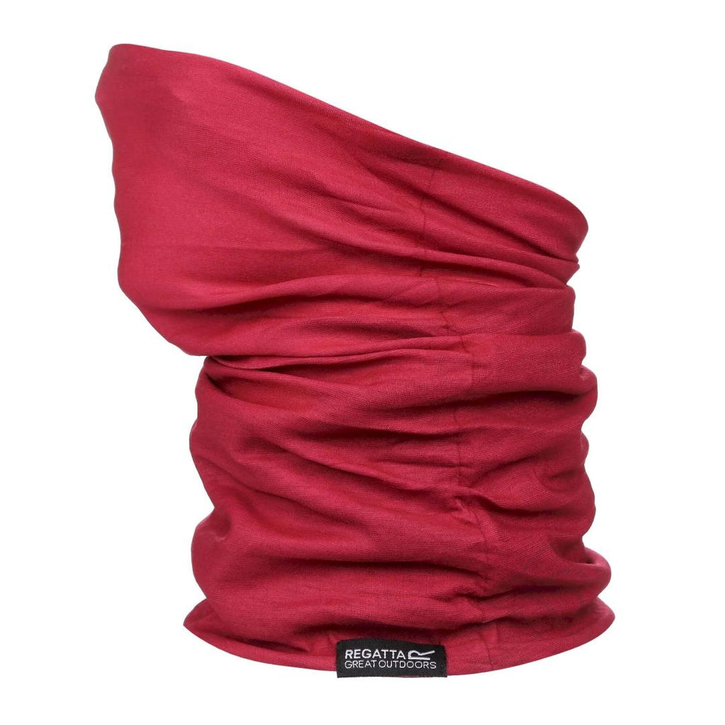 Regatta Adults Multitube II Scarf Mask - Berry Pink - Beales department store