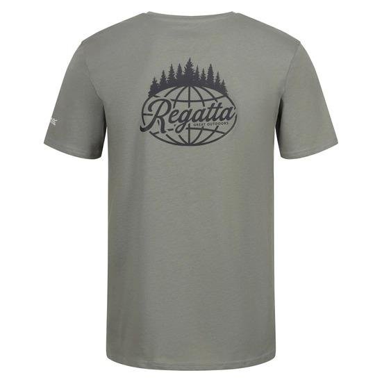 Regatta Breezed IV Graphic Print T - Shirt - Agave Green - Beales department store
