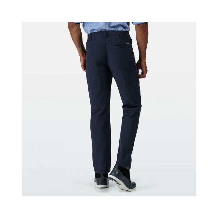 Regatta Delgado Lightweight Coolweave Trousers Navy - Beales department store