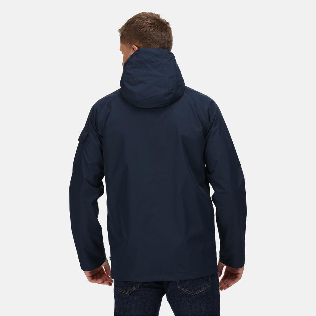 Regatta Men's Bergen Waterproof Jacket Navy - Beales department store